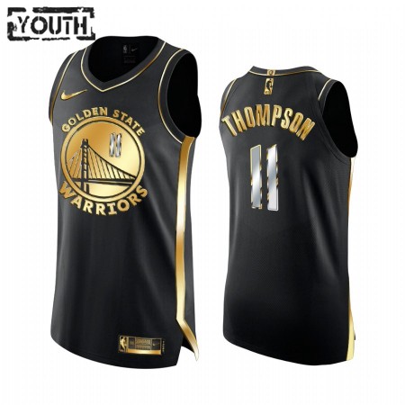Camiseta Niños NBA Golden State Warriors Klay Thompson 11 2020-21 Negro Golden Edition Swingman